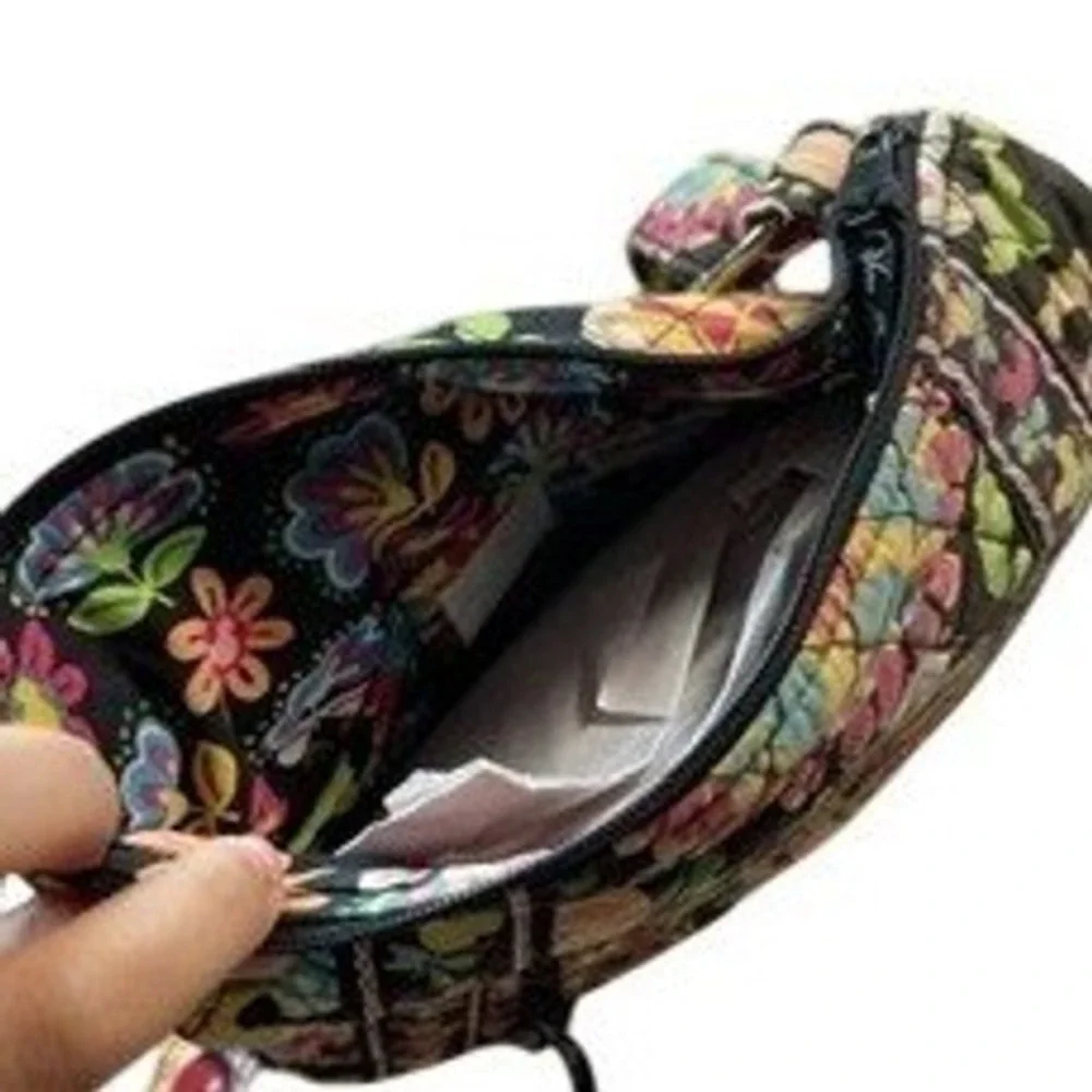 Vera Bradley‎ Disney Mickey Mouse Paisley Celebration Quilted Hipster Crossbody